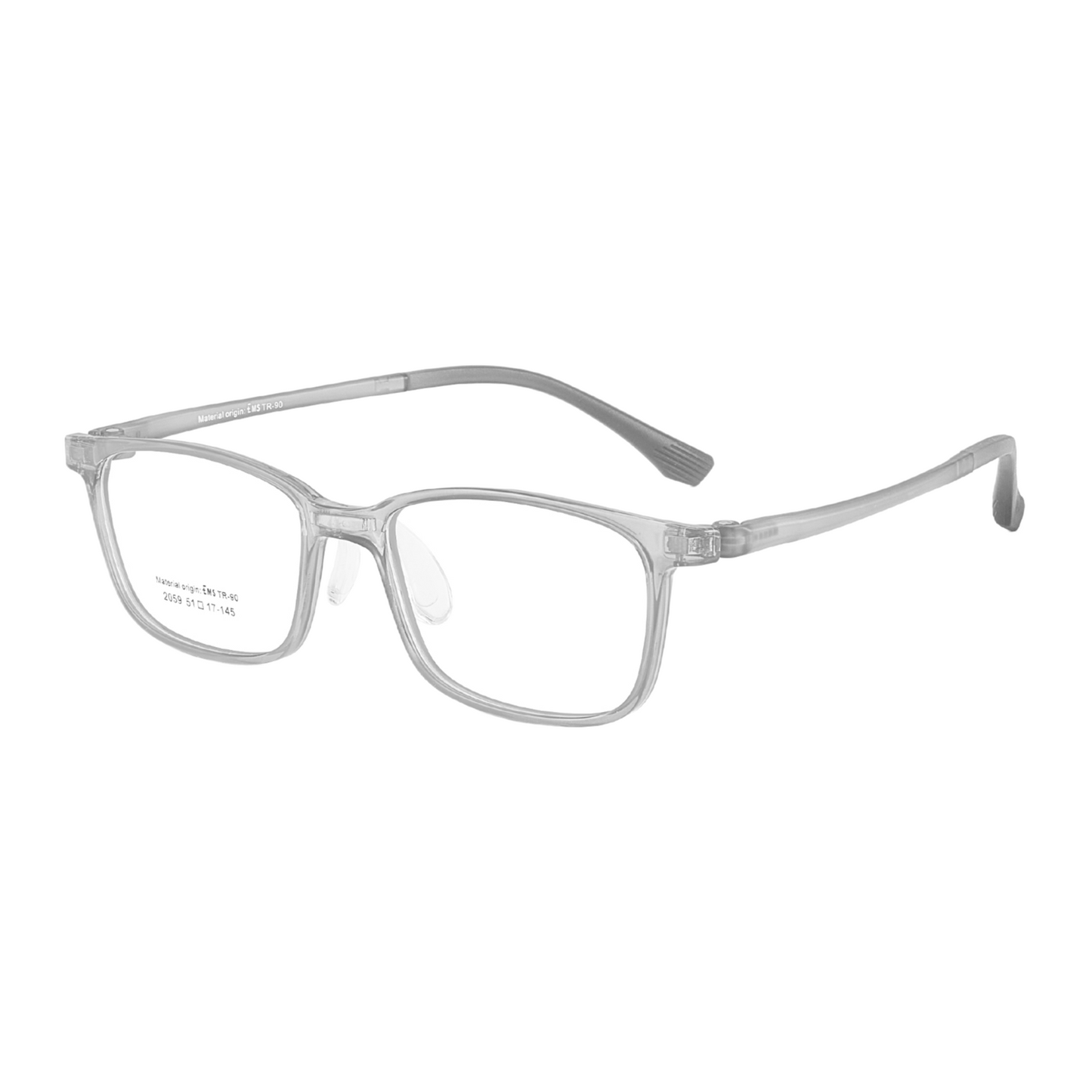 Book Light Youth EMS Eyeglass Frame – Ultra-Light, Flexible, Impact-Resistant with 3mm Wide Temples