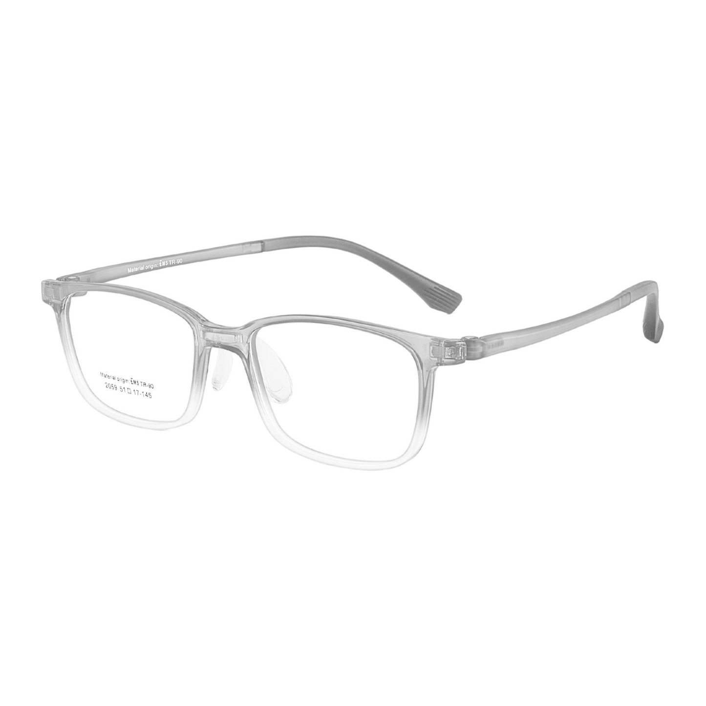 Book Light Youth EMS Eyeglass Frame – Ultra-Light, Flexible, Impact-Resistant with 3mm Wide Temples
