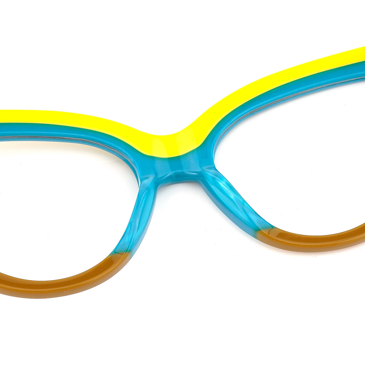 Arachne Curve Cat Eye Acetate Eyeglass Frame with Spring Hinges – Fashion Anti-Blue Light