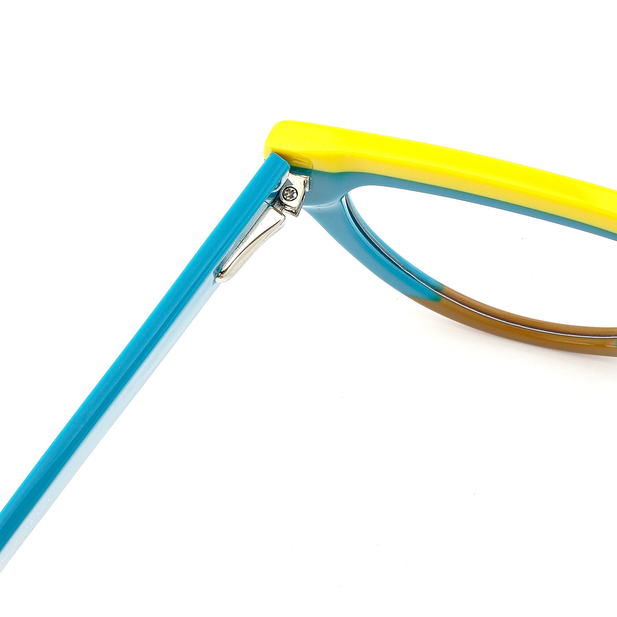 Arachne Curve Cat Eye Acetate Eyeglass Frame with Spring Hinges – Fashion Anti-Blue Light
