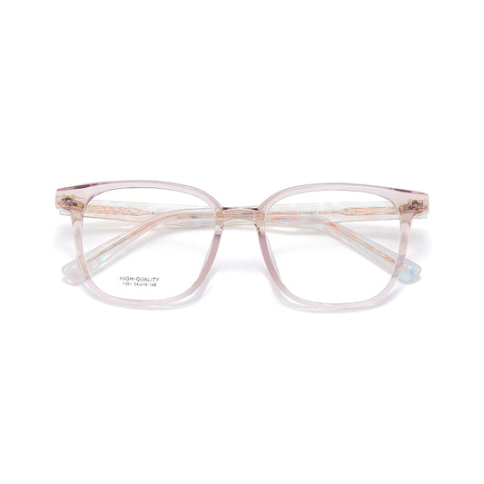 Zero Trust Retro Metal Prescription Glasses Frame – Square Oversized Unisex Design