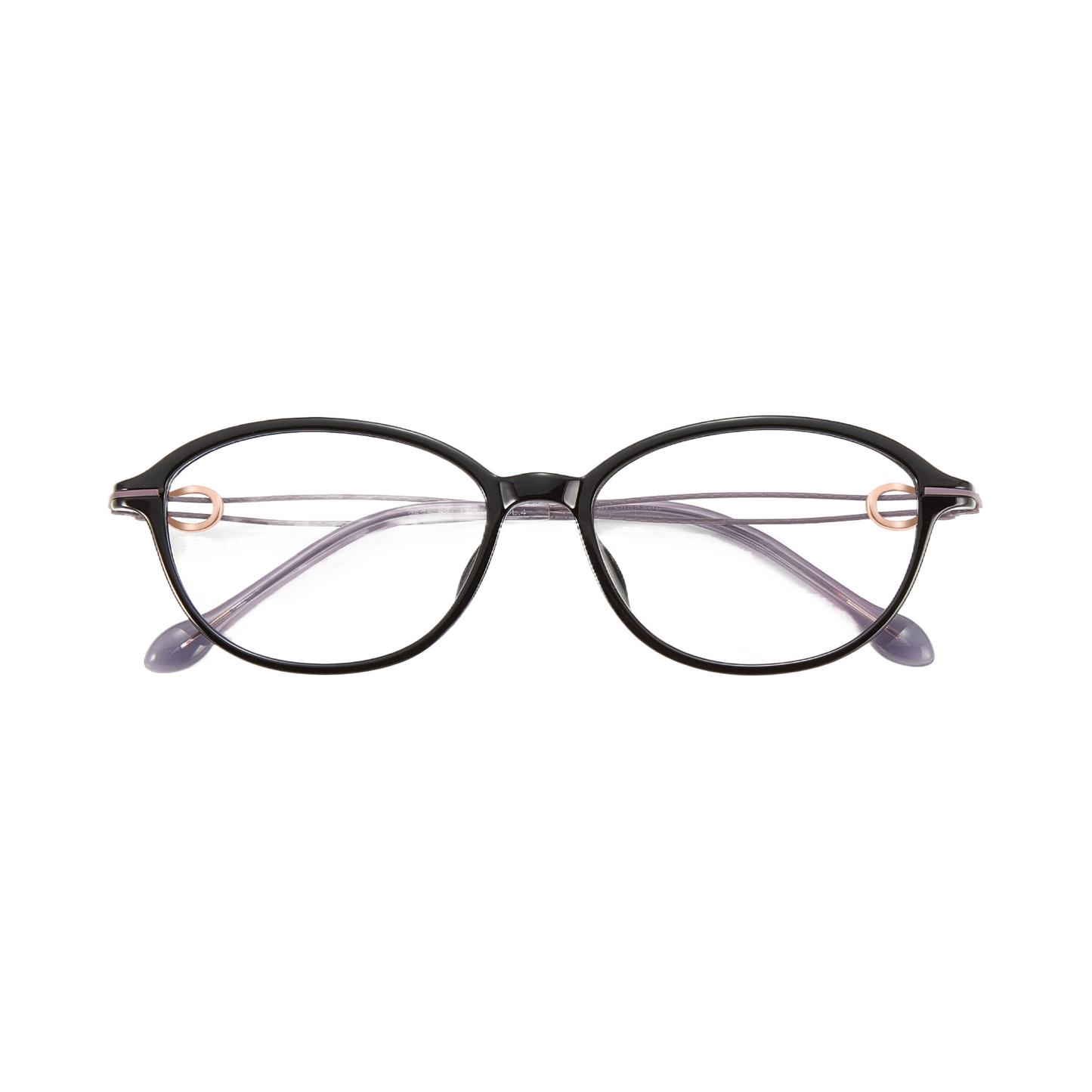 Bio Morph Elegant TR Alloy Eyeglass Frame for Women – Hollow Temple Design