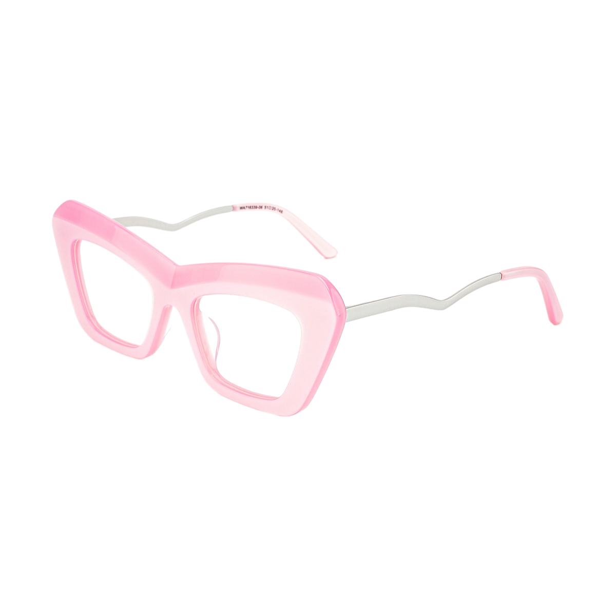 Arachne Curve Retro Cat Eye Acetate Glasses Frame – Blue Light Blocking Women
