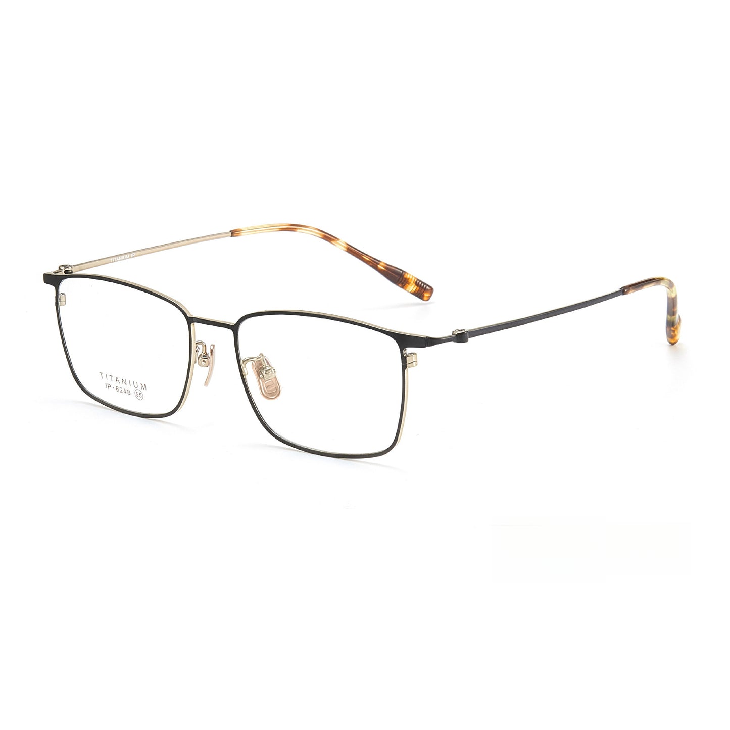 Entangled Luxury Titanium Square Business Glasses Frame