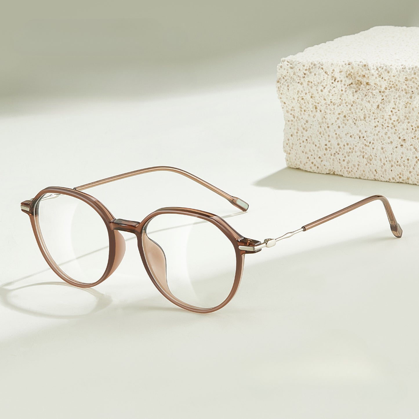 Bio Morph TR90 Retro Glasses Frame – Trendy Unisex Style for Slim Face & Prescription