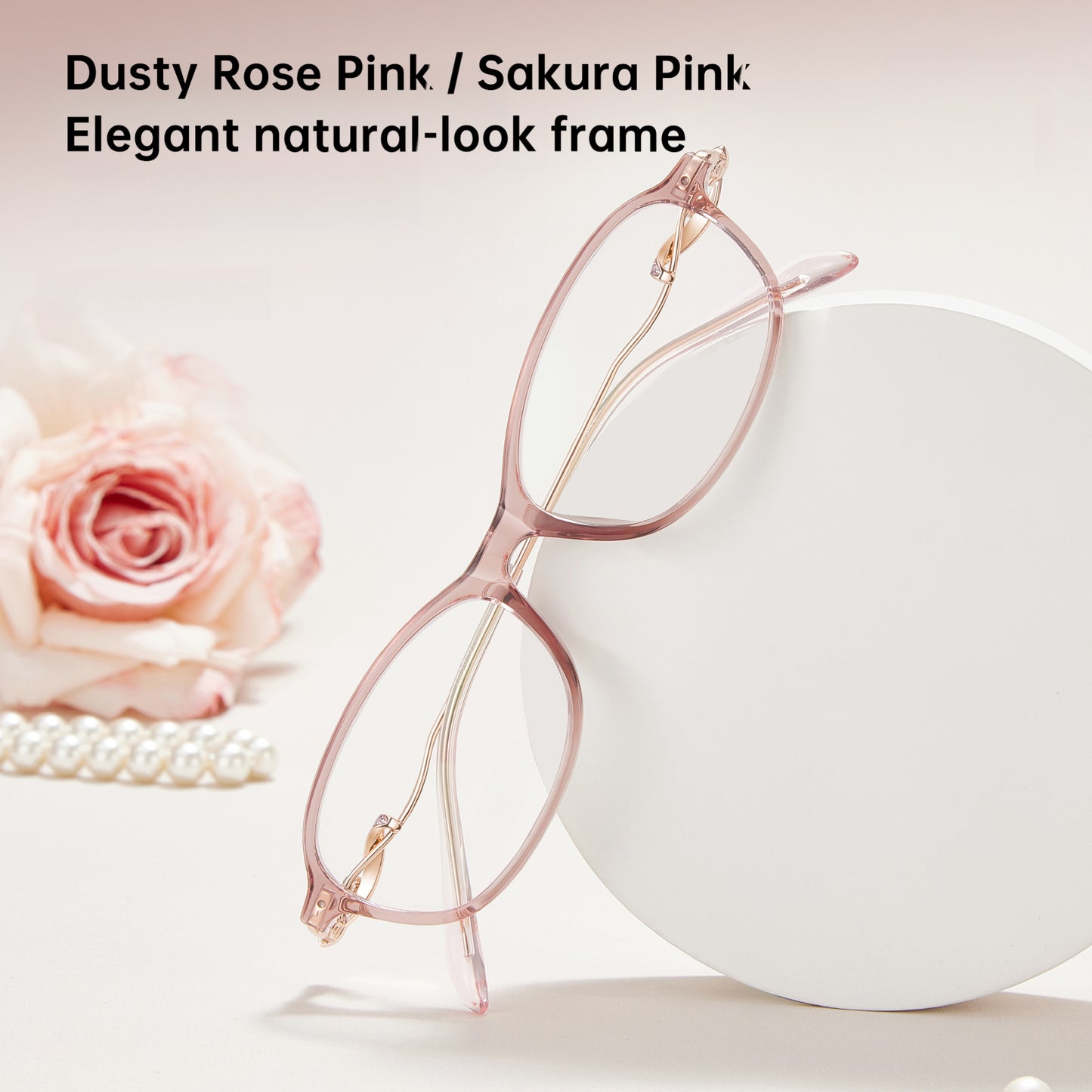 Bio Morph Fashion TR Metal Eyeglass Frame for Women – 4mm Wide Rim, Prescription Ready