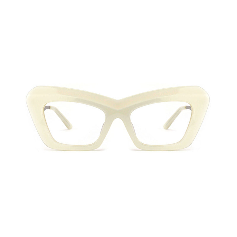 Arachne Curve Retro Cat Eye Acetate Glasses Frame – Blue Light Blocking Women