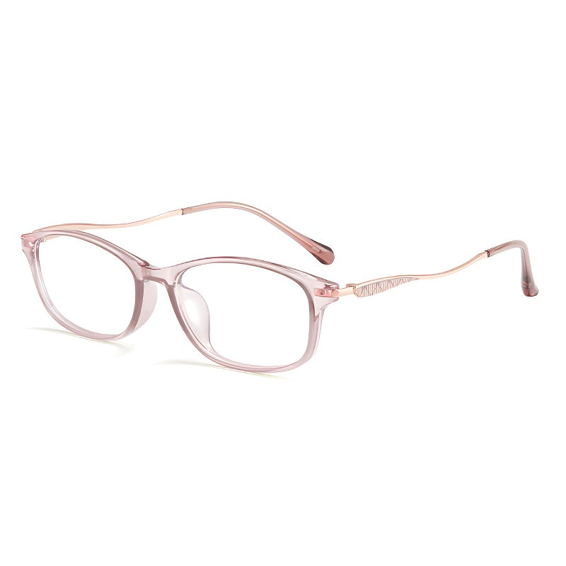 Bio Morph Slim Face Eyeglass Frame for Women – Carved Temple Design