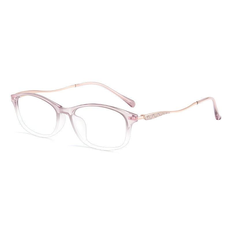 Bio Morph Slim Face Eyeglass Frame for Women – Carved Temple Design