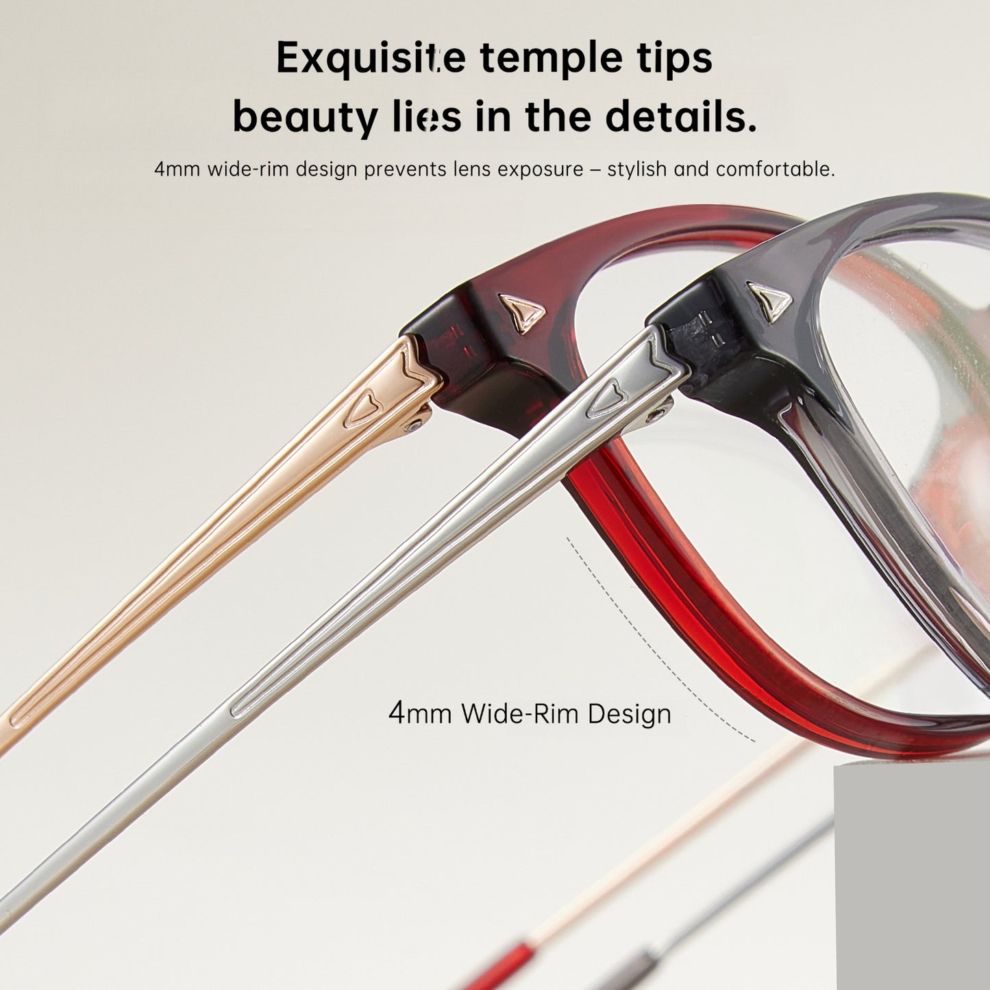 Bio Morph Elegant Oval TR Eyeglass Frame – Ultra-Light β-Titanium Temples for Women