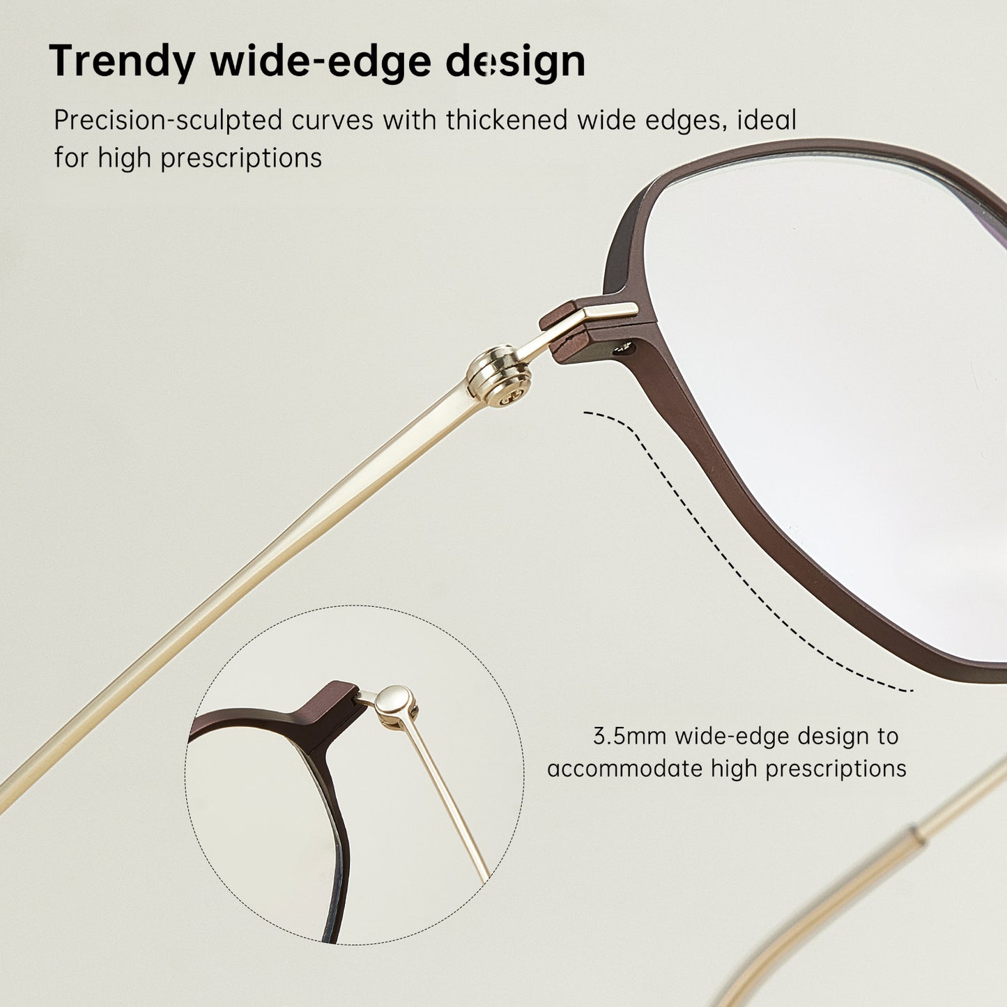 Fracto Flux  Elegant Eyeglass Frame for Women – Prescription Ready Design