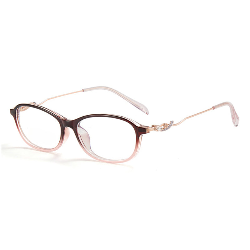 Bio Morph Fashion TR Metal Eyeglass Frame for Women – 4mm Wide Rim, Prescription Ready