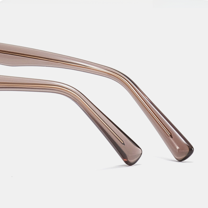 Zero Trust Retro Metal Prescription Glasses Frame – Square Oversized Unisex Design