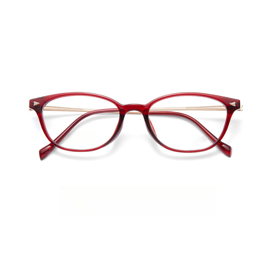 Bio Morph Elegant Oval TR Eyeglass Frame – Ultra-Light β-Titanium Temples for Women