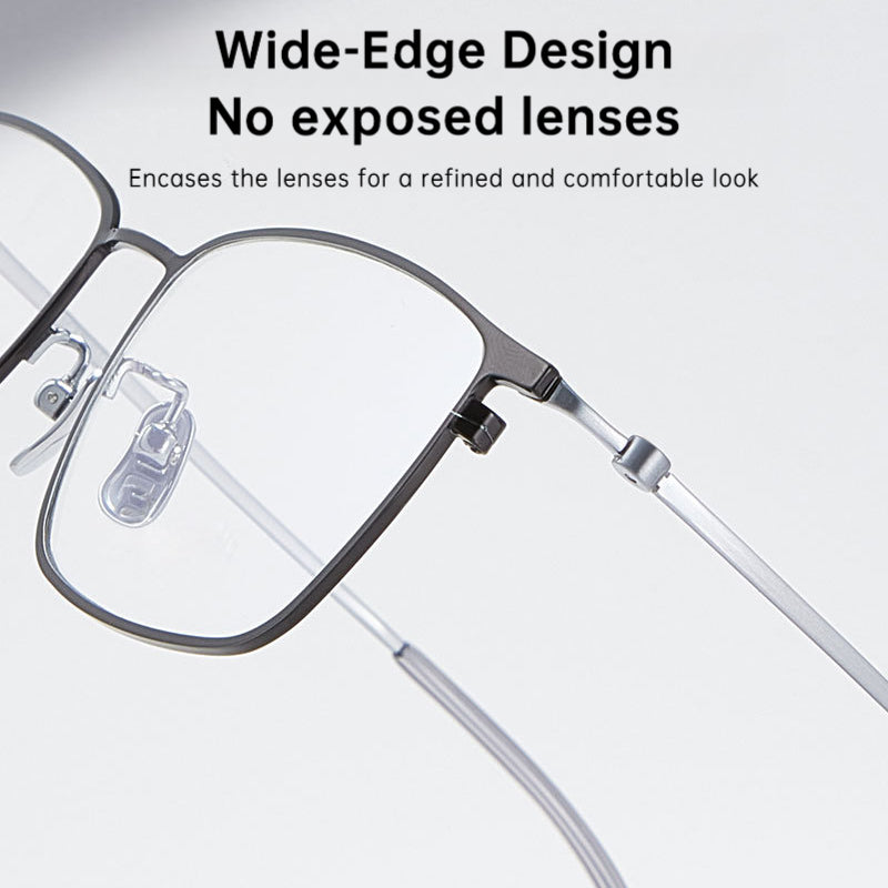 Entangled Luxury Titanium Square Business Glasses Frame