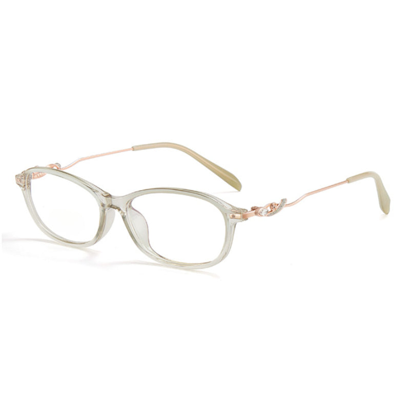 Bio Morph Fashion TR Metal Eyeglass Frame for Women – 4mm Wide Rim, Prescription Ready