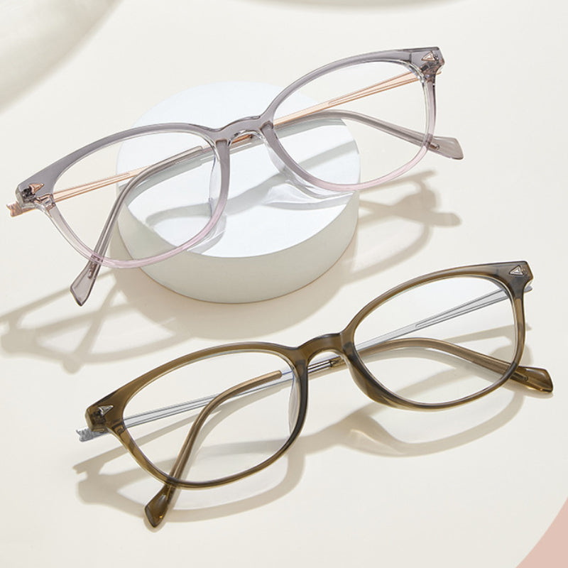 Bio Morph Elegant Oval TR Eyeglass Frame – Ultra-Light β-Titanium Temples for Women