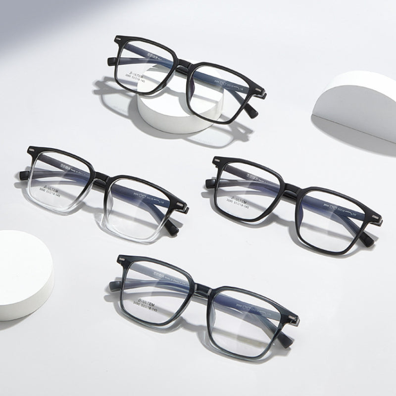 Zero Trust Korean Style Lightweight Eyeglass Frame – Unisex EMS Temples