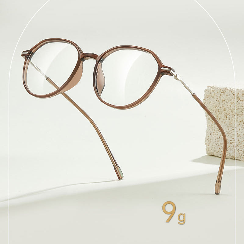 Bio Morph TR90 Retro Glasses Frame – Trendy Unisex Style for Slim Face & Prescription
