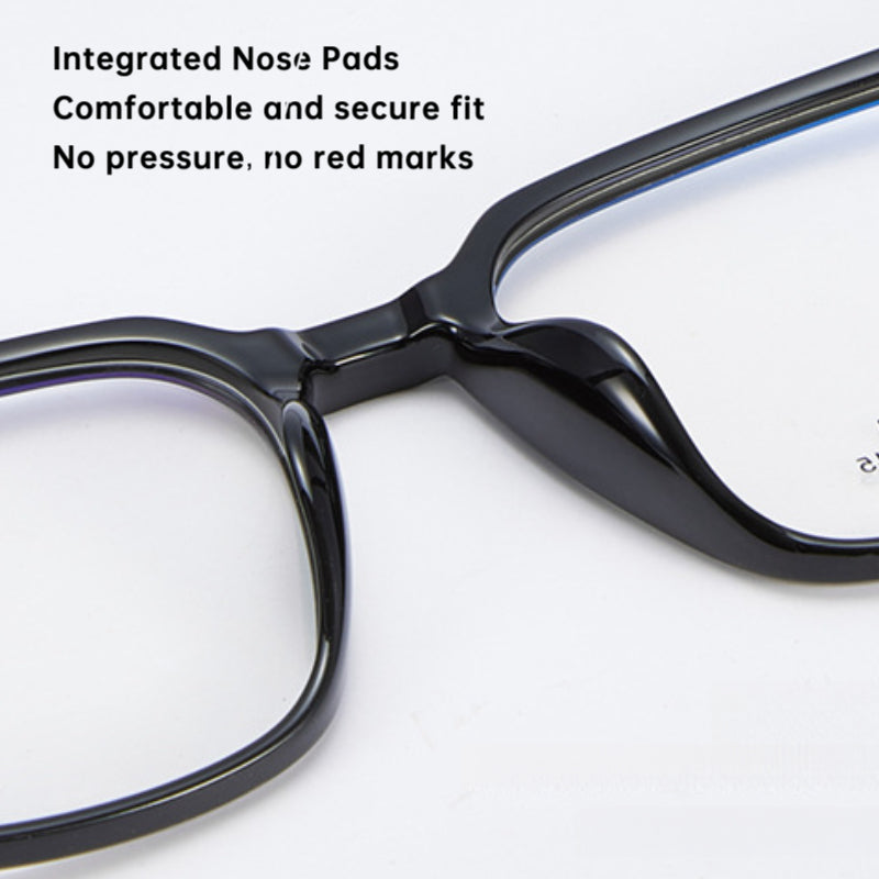 Zero Trust Korean Style Lightweight Eyeglass Frame – Unisex EMS Temples
