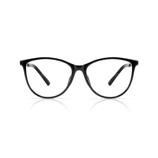 Bio Morph Cat Eye Eyeglass Frame for Women – Woven Temples, Face Slimming