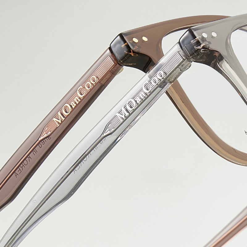 Zero Trust Retro Metal Prescription Glasses Frame – Square Oversized Unisex Design