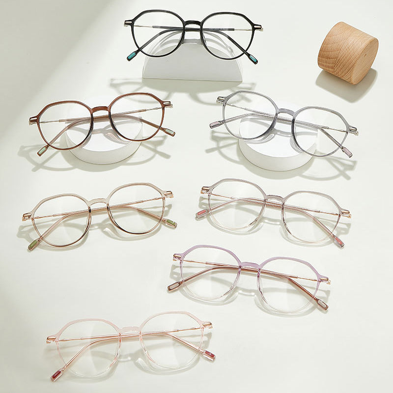 Bio Morph TR90 Retro Glasses Frame – Trendy Unisex Style for Slim Face & Prescription