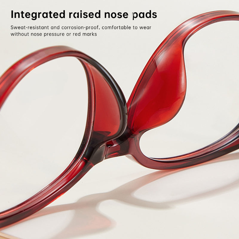 Bio Morph Elegant Oval TR Eyeglass Frame – Ultra-Light β-Titanium Temples for Women