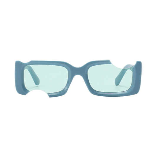 Chameleon Shield Fashion Square Cut-Out Sunglasses – Bold, Stylish & Casual Cool