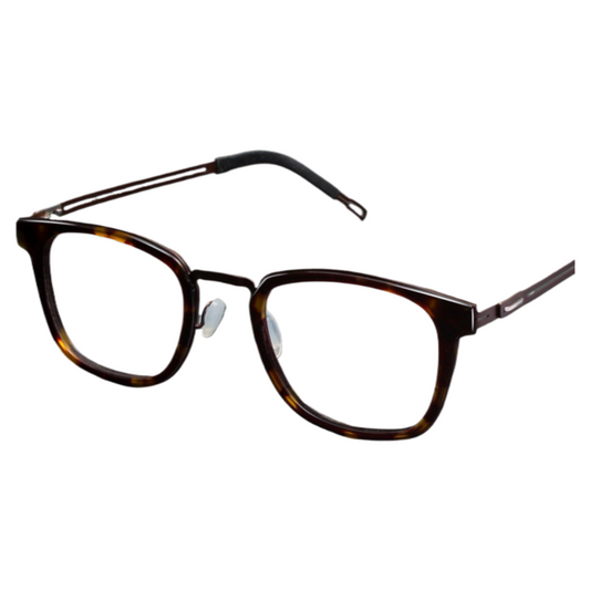 Zero Trust Rectangle Full-Rim Fashion Retro Glasses