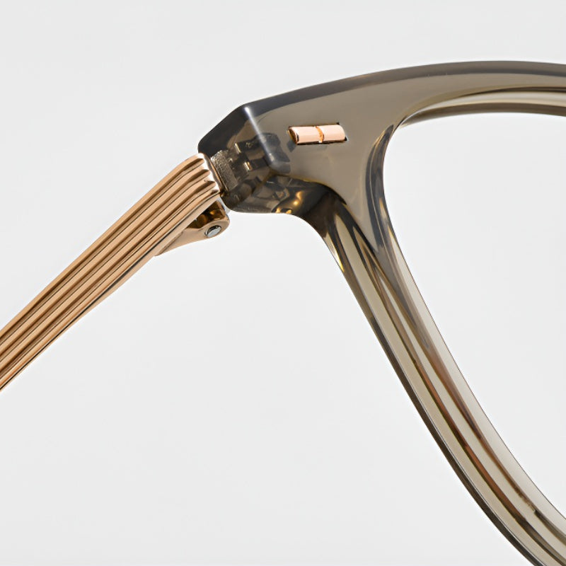 Luna Obscura Round Full-Rim Fashion Retro Glasses